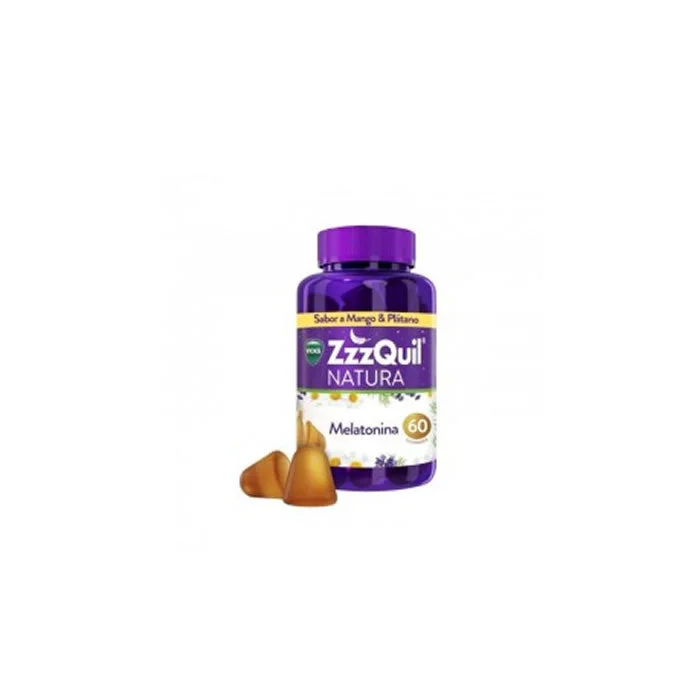 Vicks Zzzquil Natura Melatonina Gusto Mango E Banana 60 Unità