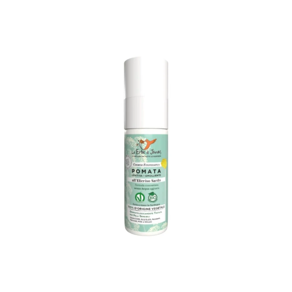 Le erbe di janas Pomata Lenitiva ed Emolliente all'Elicriso Sardo, 30 ml