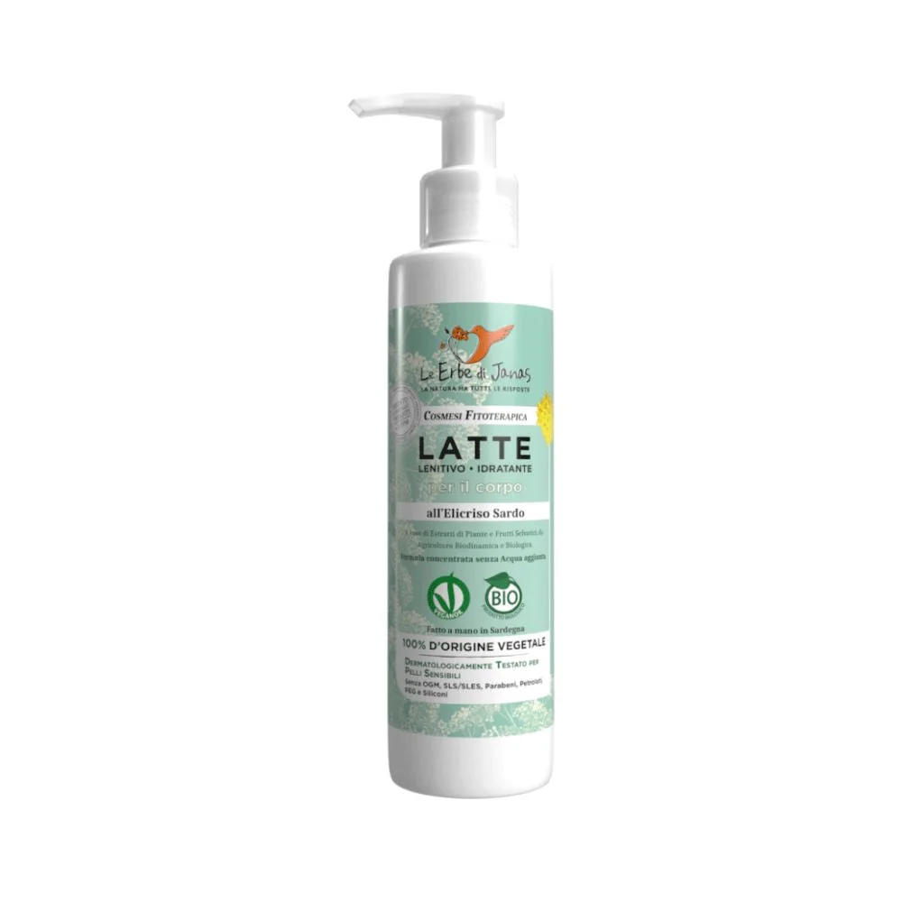 Le erbe di janas Latte Lenitivo e Idratante all'Elicriso Sardo, 150 ml