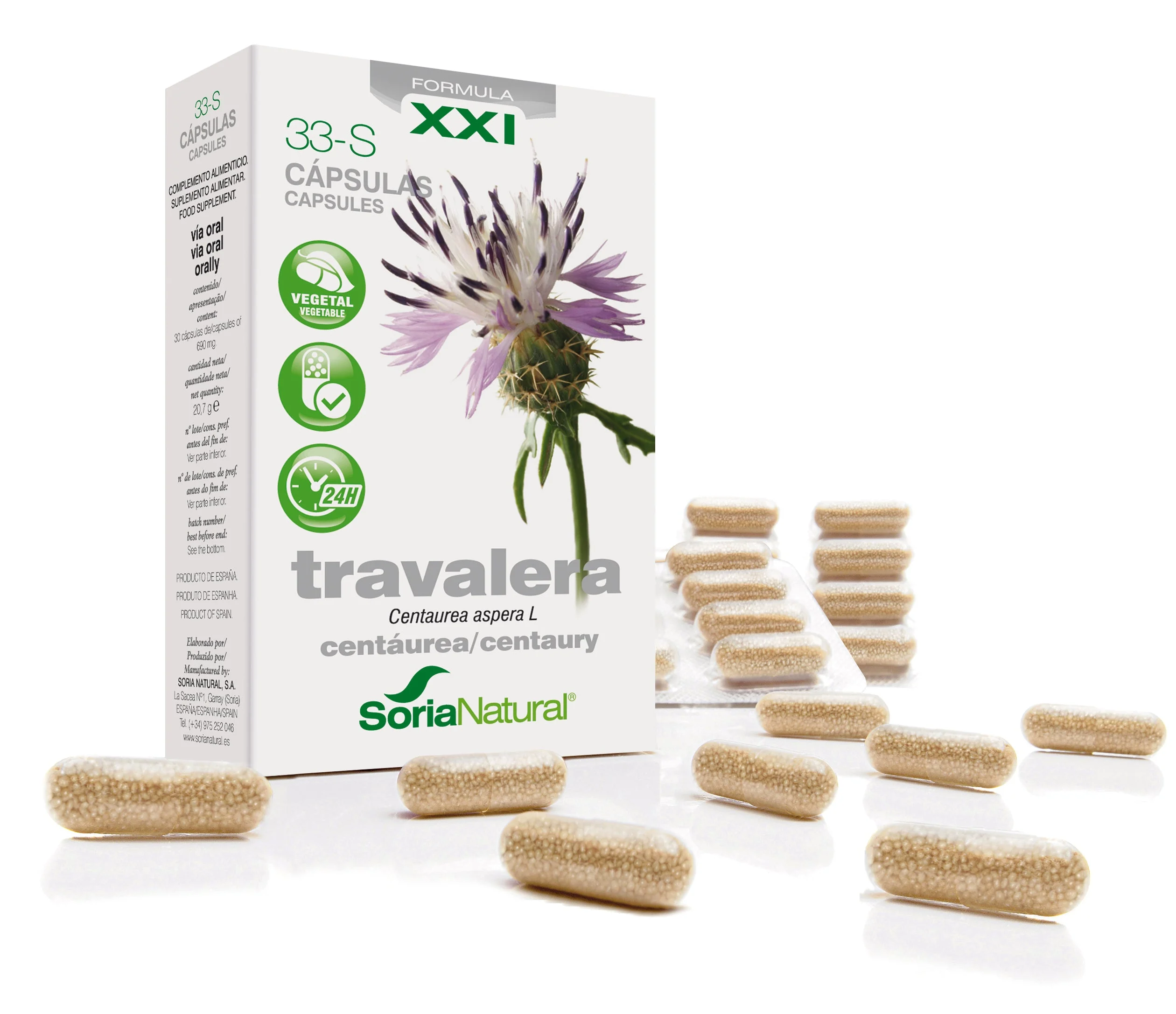 Soria 33-S Travalera 200 Mg 30 Capsule