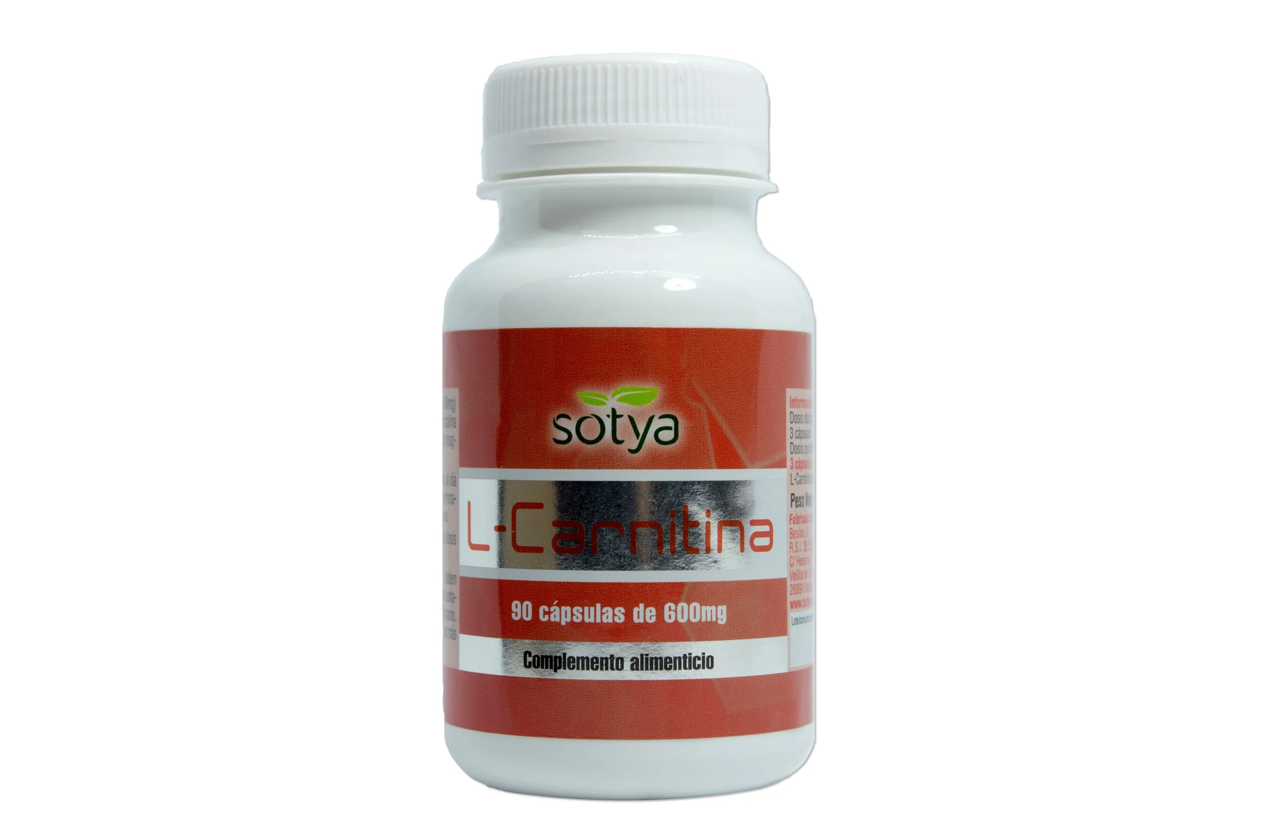 Sotya L Carnitina 600 Mg 90 Capsule