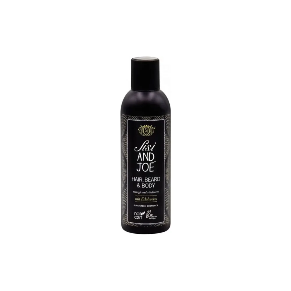 Sisi and joe Detergente per capelli, barba e corpo, 200 ml