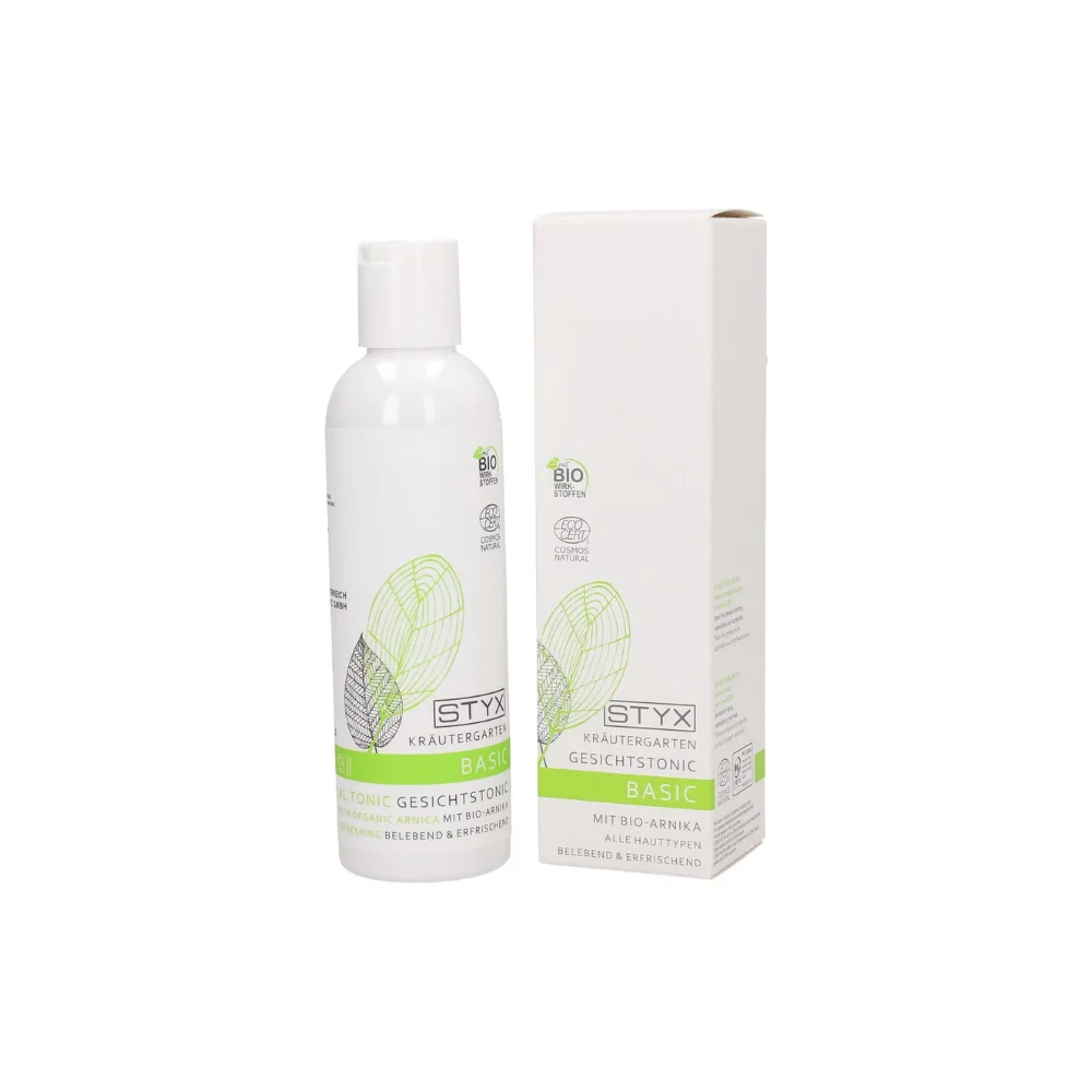 Styx Kräutergarten Basic - Tonico Viso con Arnica Bio, da 200 ml