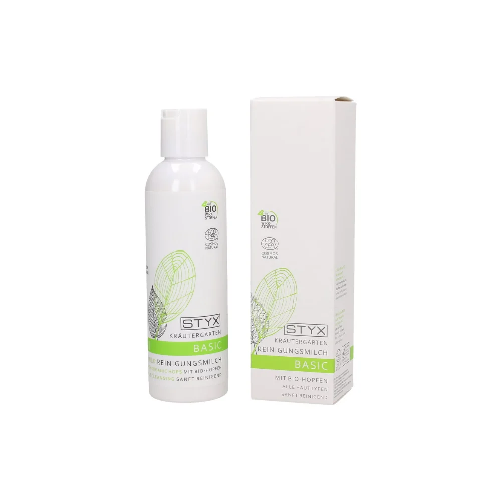 Styx Kräutergarten Basic - Latte Detergente con Luppolo Bio, da 200 ml