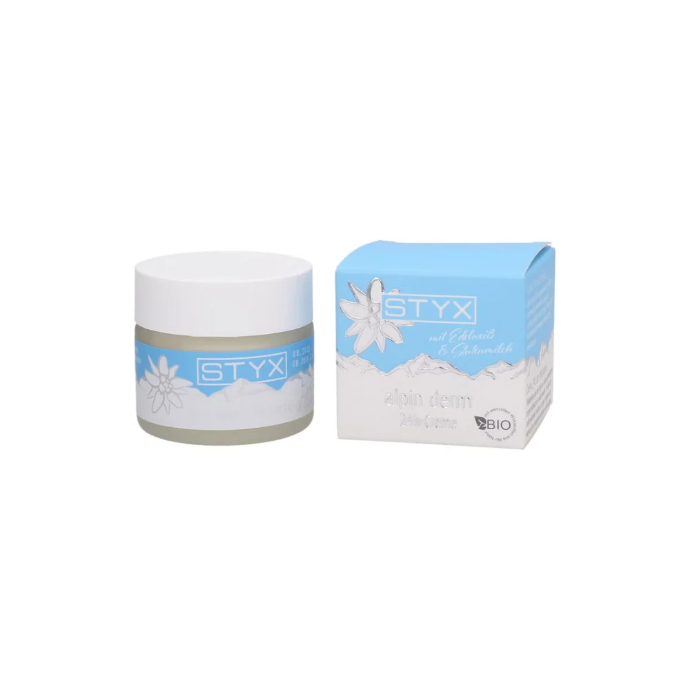 Styx alpin derm - Crema Viso 24h alla Stella Alpina, 50 ml