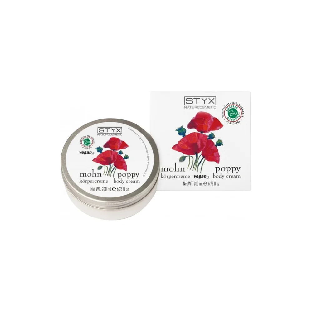 Styx Crema Corpo ai Semi di Papavero Bio, da 200 ml