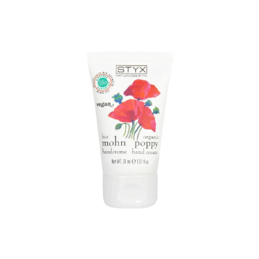Styx Crema Mani ai Semi di Papavero Bio, 30 ml Danke