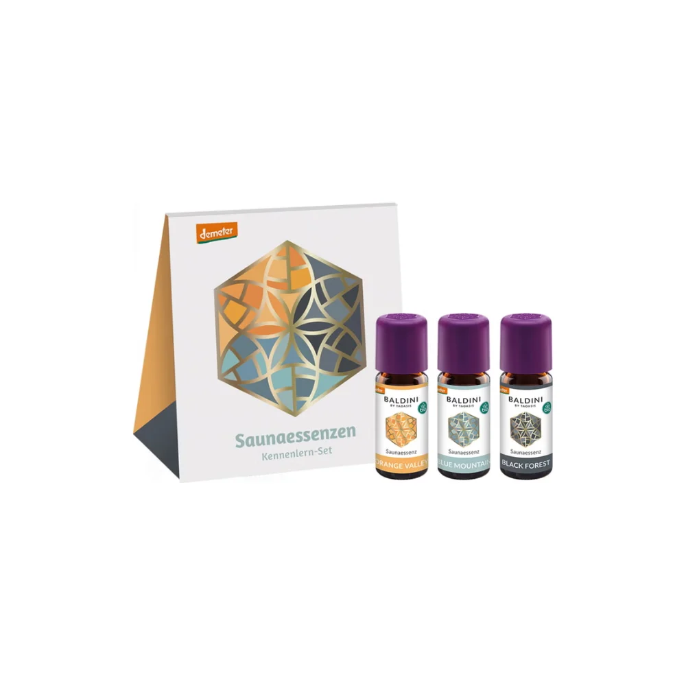 Taoasis Baldini Set di Essenze Bio per la Sauna , 10 ml