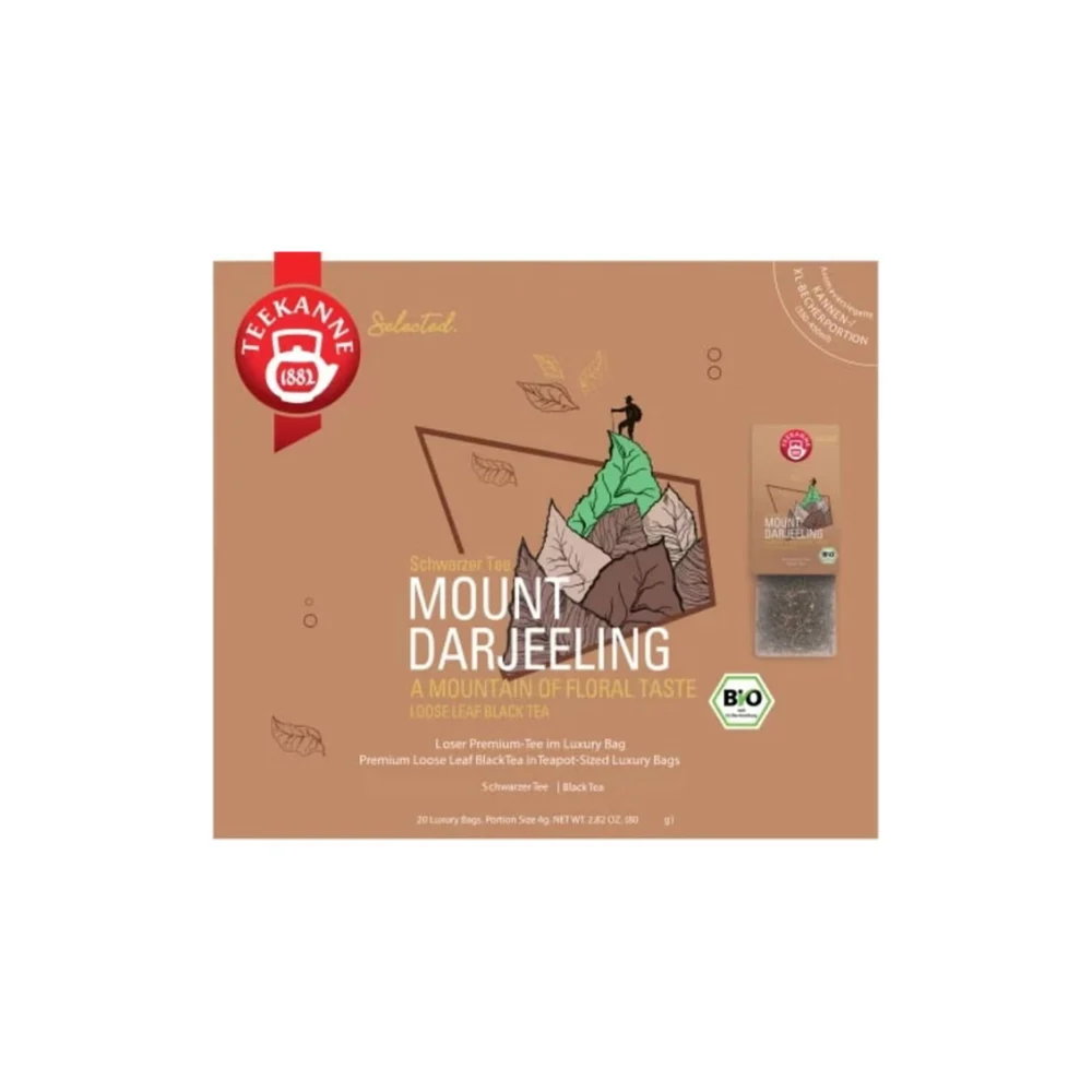 Teekanne Borsa Bio Luxury - Mount Darjeeling, 20 bustine (80 g)