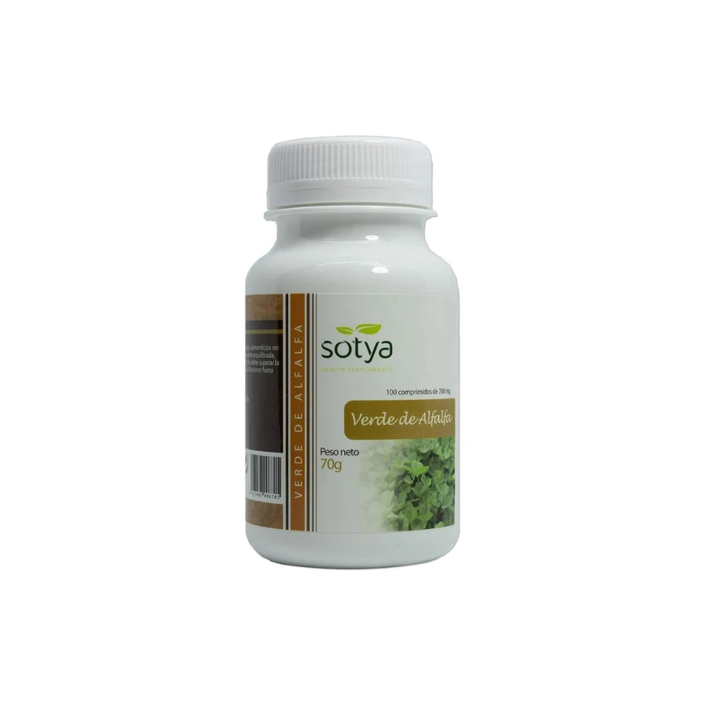 Sotya Verde Alfalfa De 700 Mg 100 Compresse
