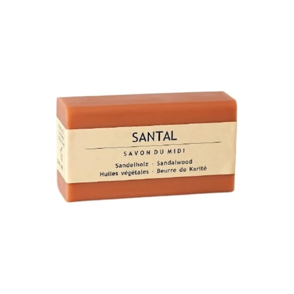 Savon du midi Sapone con Burro di Karité, Sandalo (100 g)
