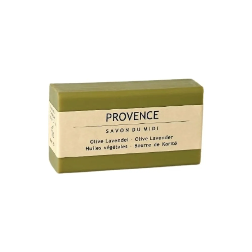 Savon du midi Sapone con Burro di Karité, Provenza (Lavanda e Oliva) (100 g)