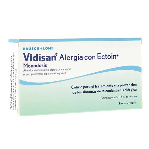 Vidisan Allergy Con Ectoina Dose Singola 20 x 0,5ml