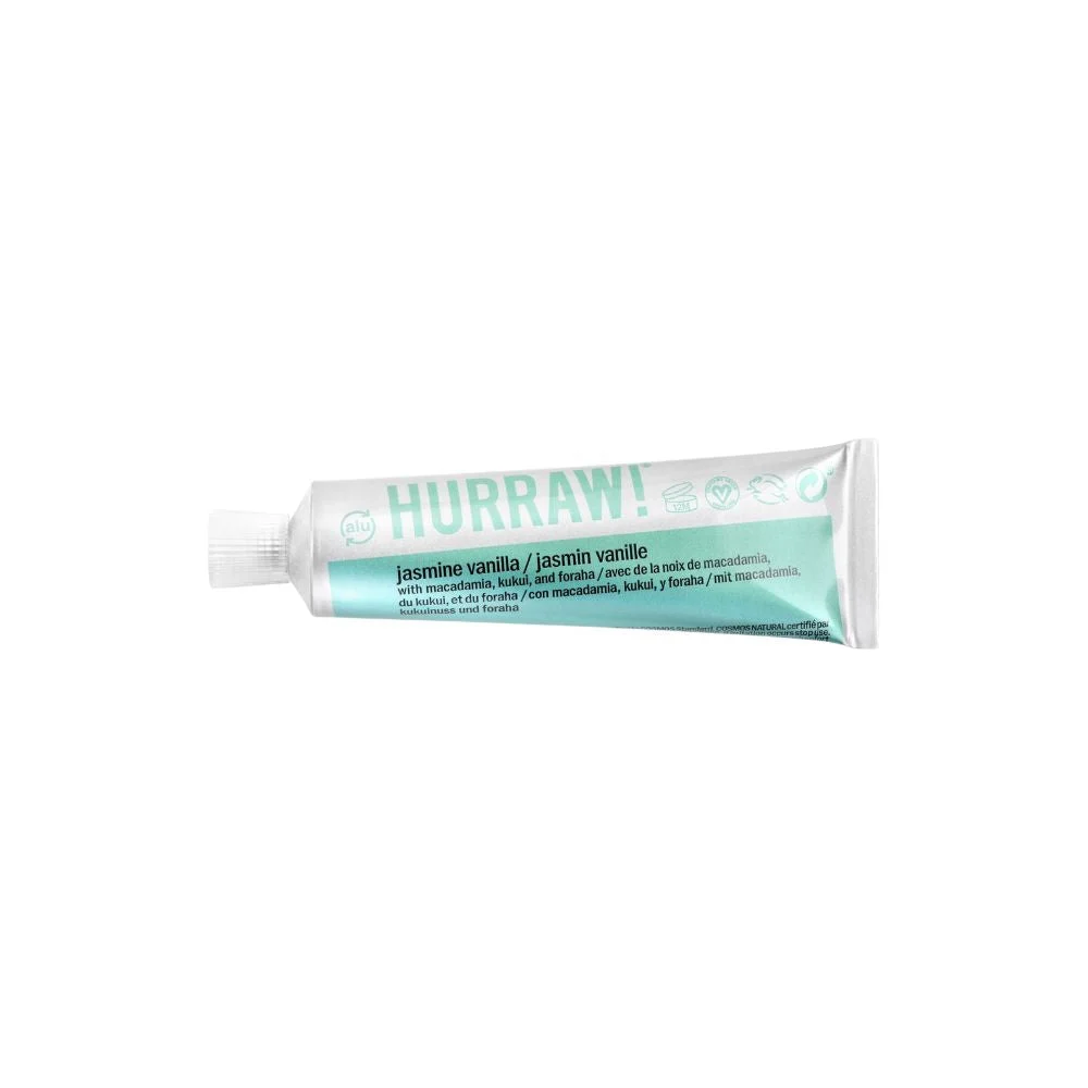 Hurraw! Balmtoo Balsamo per labbra e pelle Jasmine Vaniglia (30 ml)