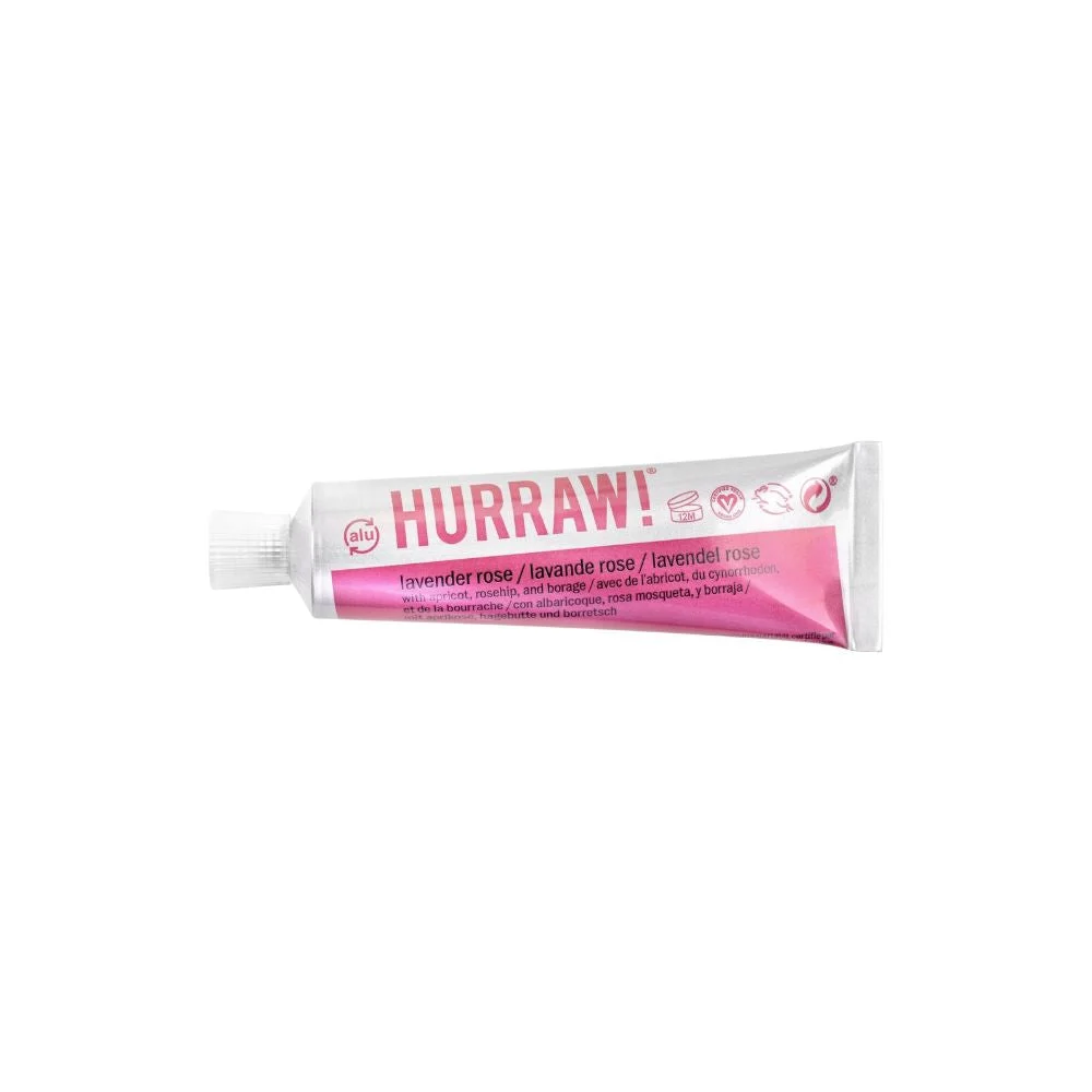 Hurraw! Balsamo per labbra e pelle Balsamo Lavanda Rosa (30 ml)