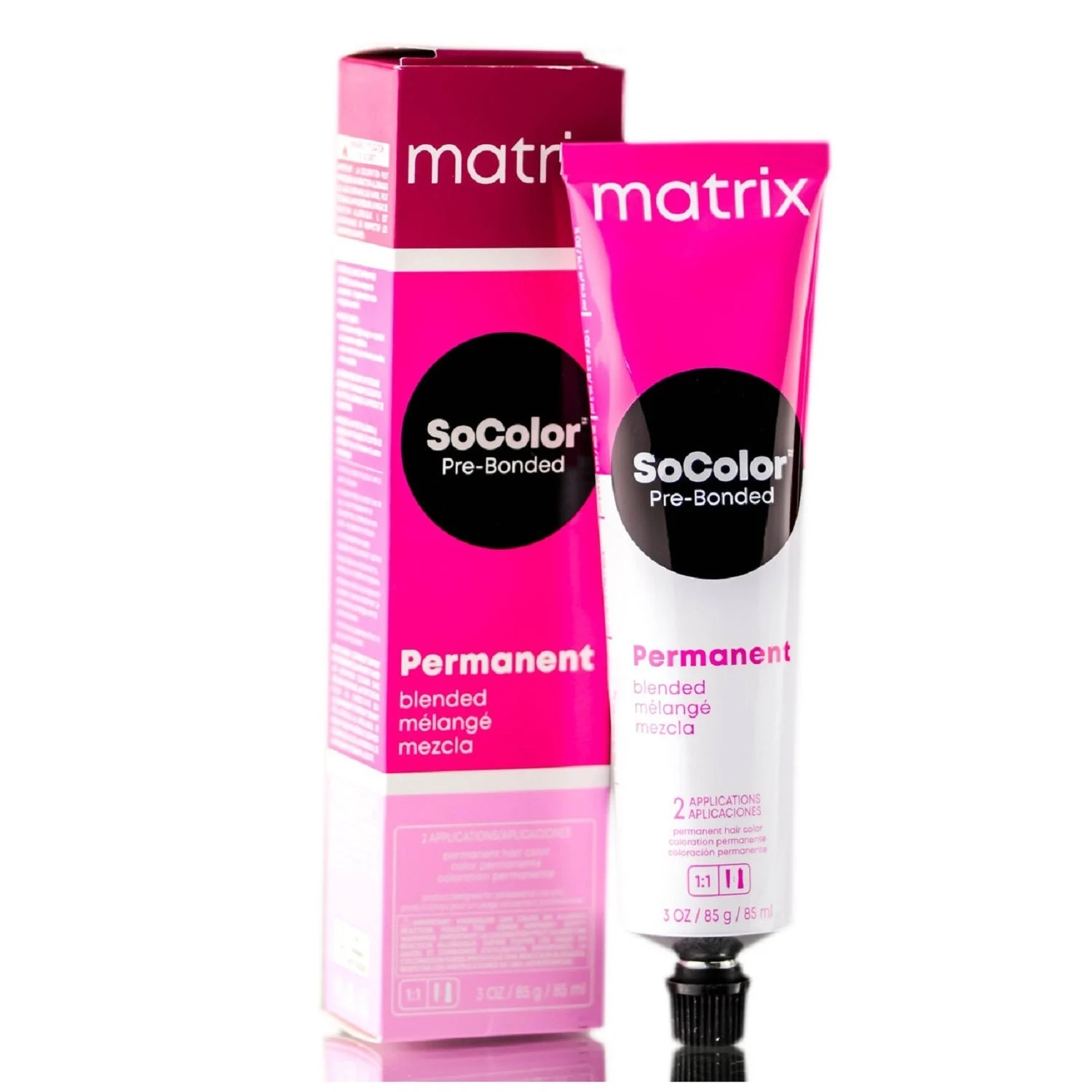 Matrix SoColor Pre-Bonded Blended tinta permanente per capelli colore 7N Mittelblond Natural 90 ml