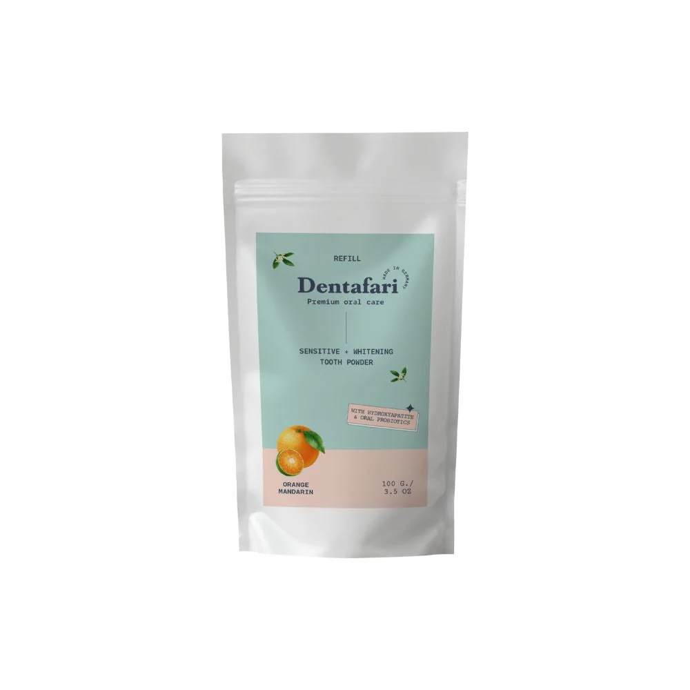 Dentafari Dentifricio in Polvere - Arancio & Mandarino Verde, 100 g