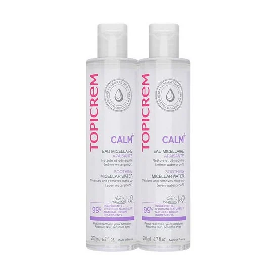 Topicrem Calm Agua Micelar Calmante Pack 2x200 ml