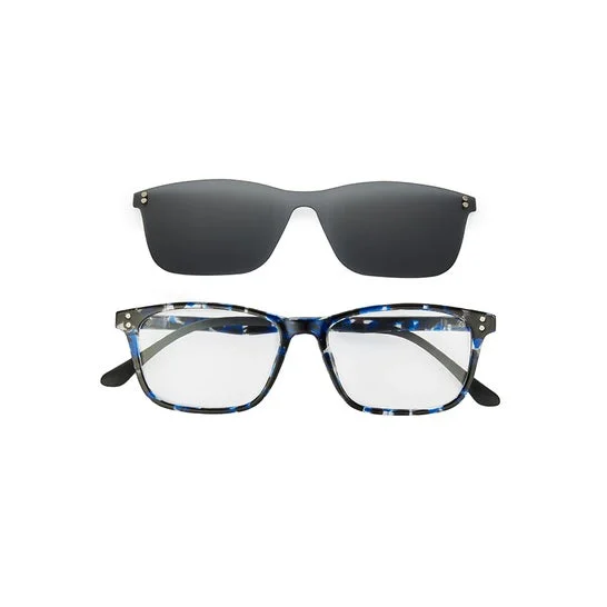 Nordic Vision Occhiali Easy Duo Reading + Sun Square +3,00 1 Unità
