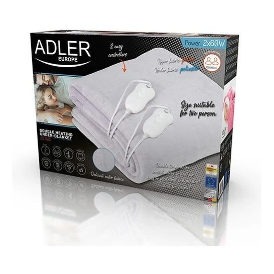 Adler Scaldaletto elettrico a due piazze 150 X 160 Cm