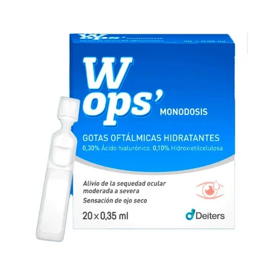 Wops Gotas Oftálmicas Hidratantes 20 monodosis