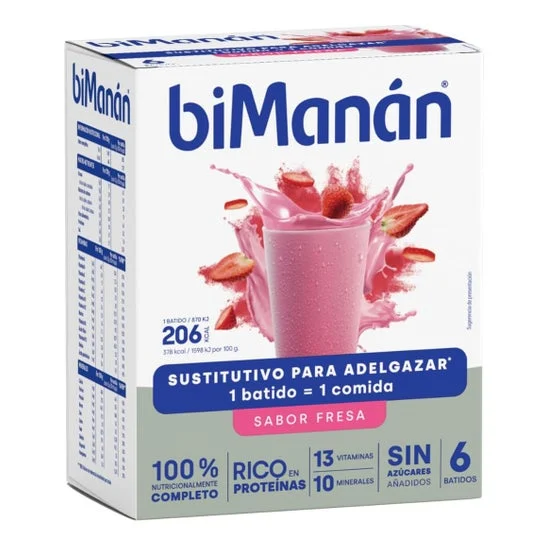biManán™ Bustine di ricambio alla fragola 5+1