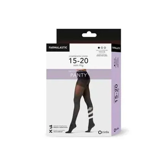 Farmalastic Pantimedia 15 20mm Negro TS 1ud