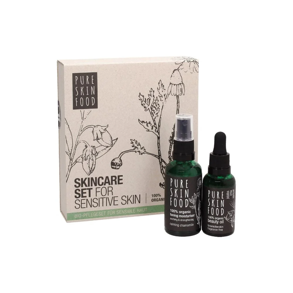 Pure skin food Set Bio per Skincare - Pelle Sensibile