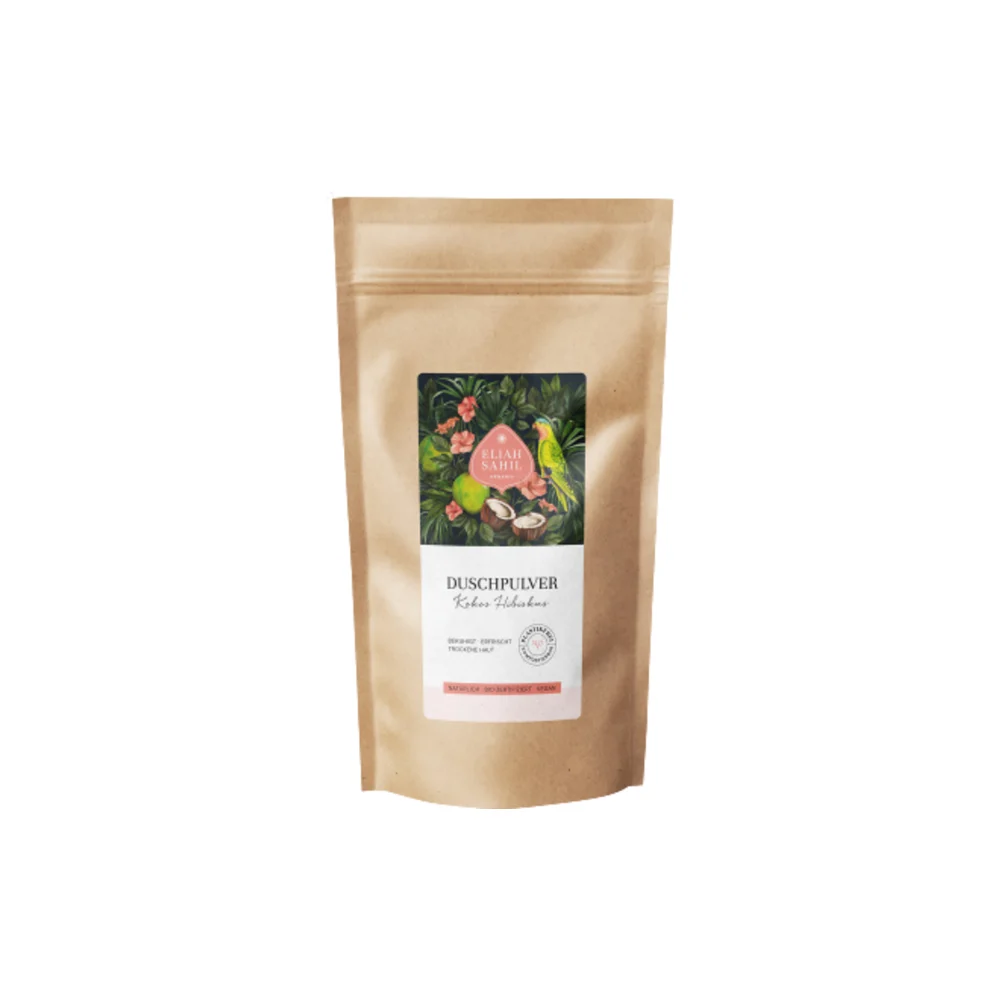 Eliah sahil Ricarica Doccia in Polvere di Ibisco al Cocco Bio 250 g