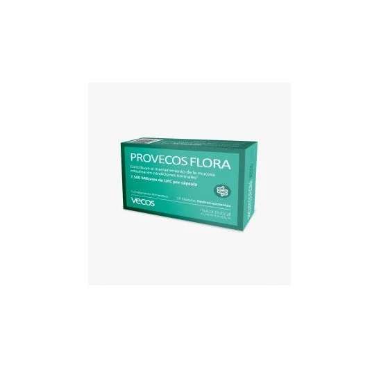 Vecos Nucoceutical Provecos Flora 15 Cápsulas
