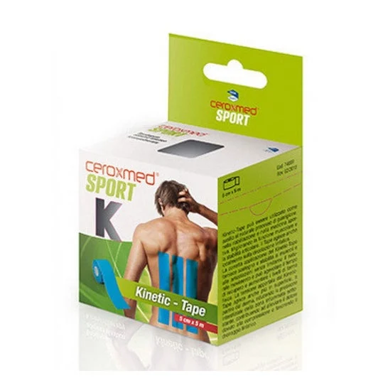Ceroxmed Sport Kinetic-Tape Blu 5cmx5m