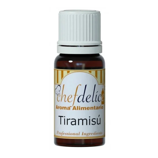 Chefdelice Aroma Tiramisu Sin Gluten Concentrado 10ml