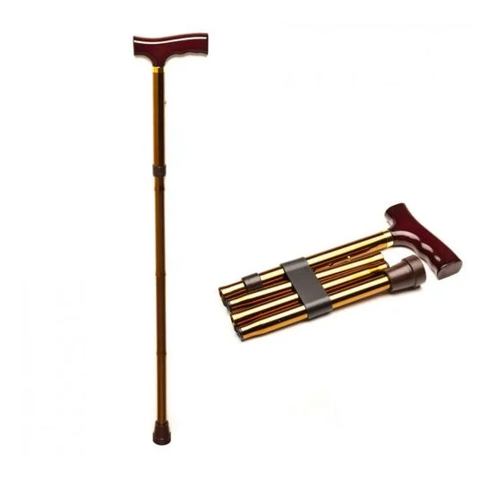 Prim Stampella Pieghevole Alluminio Manico Dritto Bronzo 1 UnitÃ