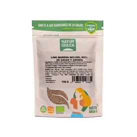 Naturgreen Semi di lino, Pennini al cacao e Aronia Bio 150g