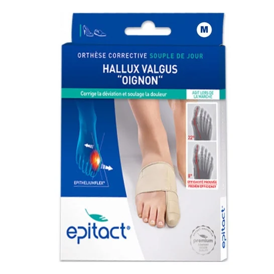 Epitact Hallux Valgus Valgus Ortesi di cipolla Dimensione correttiva M(21,5-23cm) 1 unità