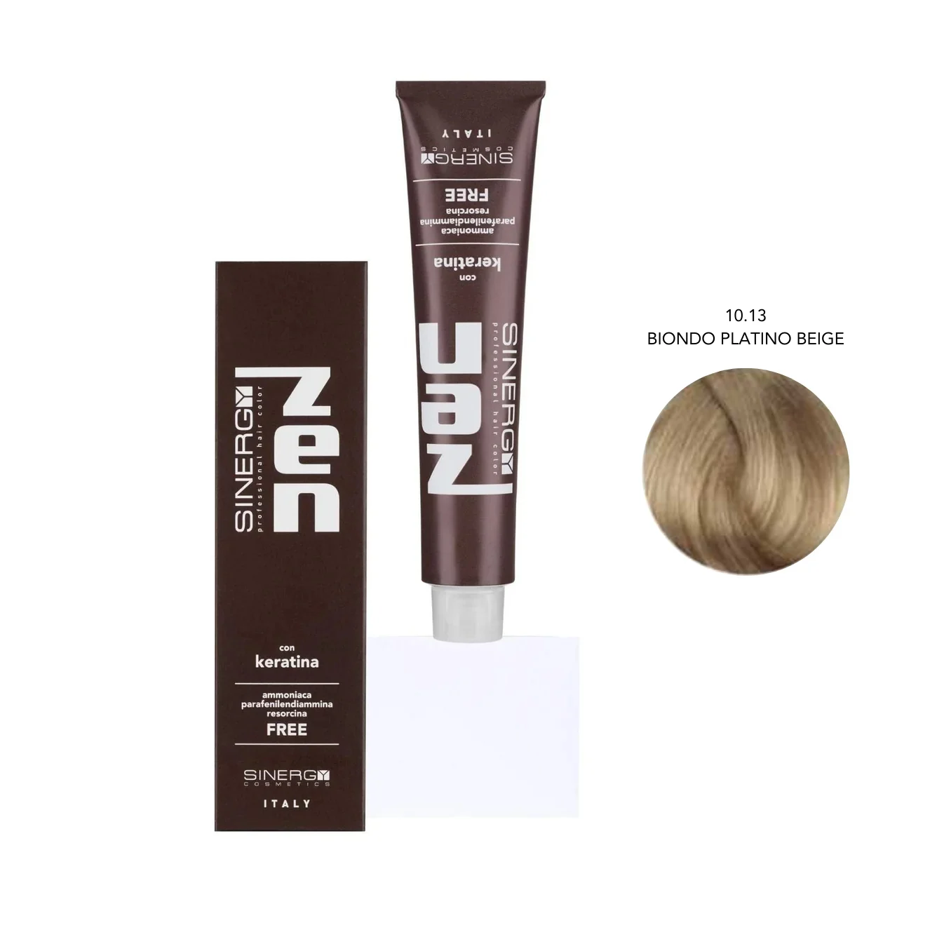 Zen Color Keratin 10.13 Biondo Platino Beige Free Ammoniaca 100ml