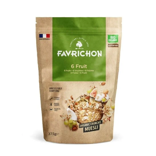 Joseph Favrichon Crunchy Muesli 6 Frutti 375g