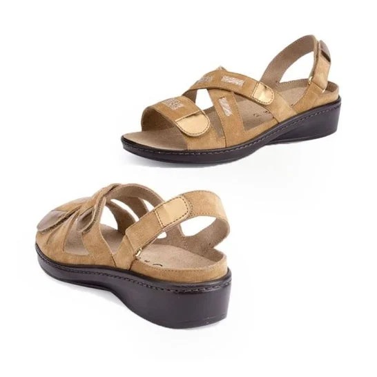 Gibaud Podogib Biella Zapato Chut Mujer Dorado Talla 39 1 Par