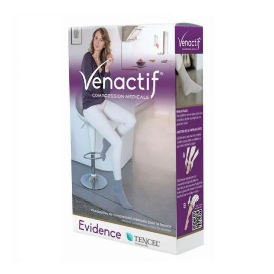 Gibaud Venactif Evidence Classe 2 Tencel Calze Grigio T2N 1 Paio