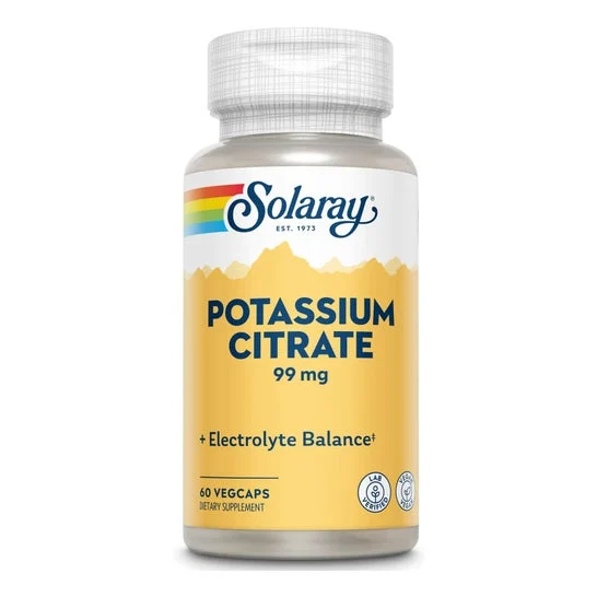 Solaray Citrato di potassio 99mg 60 Cap