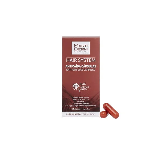 Martiderm® anti-caduta dei capelli stimolazione orale dei capelli 60caps