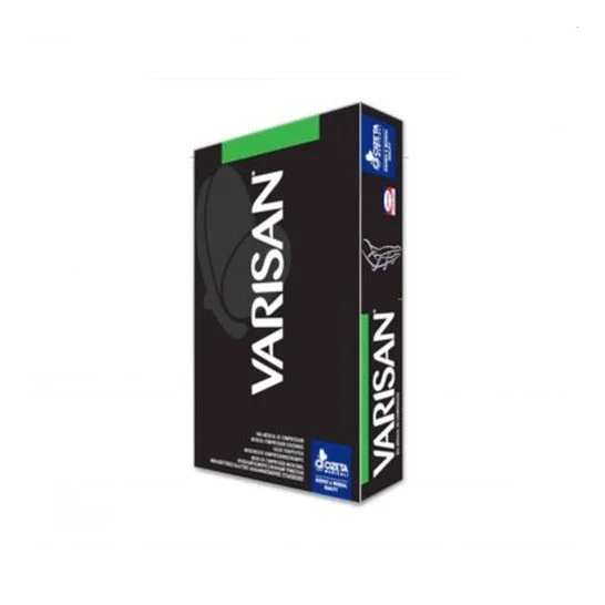 Varisan Varisoft Media Hombre Mi-Bas Normal Negro T4 1 Par