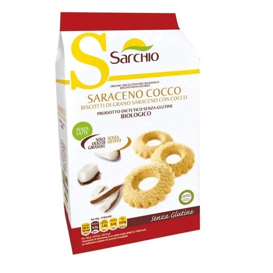 Sarchio Biscotti Grano Saraceno Cocco Senza Glutine 200g