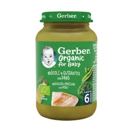 Gerber Organic Broccoli Peas and Turkey 190g