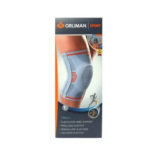 Orliman Elastic Knee Support Gel Pad Flejes Sport T1 1pc
