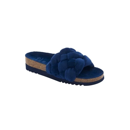 Scholl Rory Soft Microfibre Woman Navy Blue Taglia 41 1 Paio