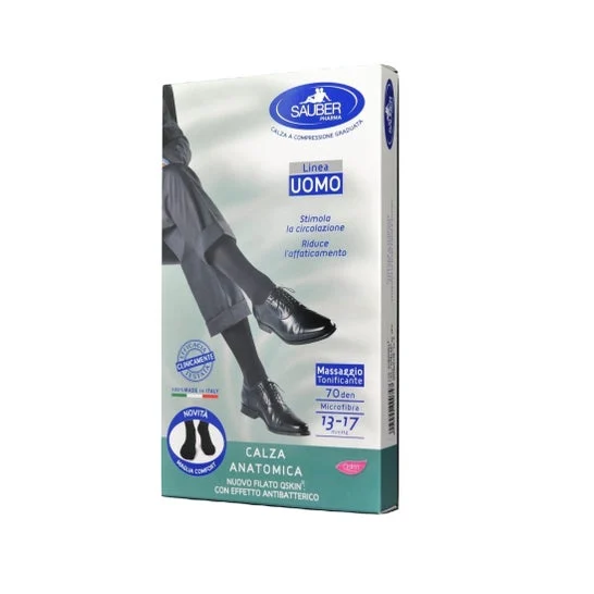 Sauber Q-Skin Men Media 70 Antracita Talla M 1 Par