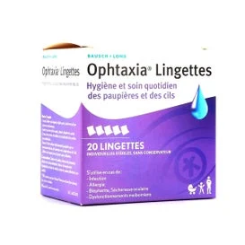 Ophtaxia Box di 20 salviette striscianti
