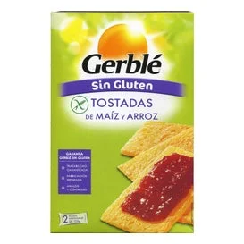 Gerble Tostadas Maiz Arroz Sin Gluten BIo 250g
