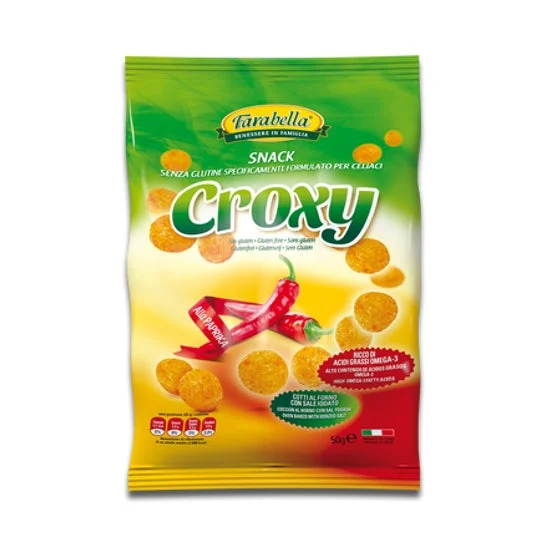 Farabella Croxy Snack Salti Gusto Paprika Gluten Free Bio 50g